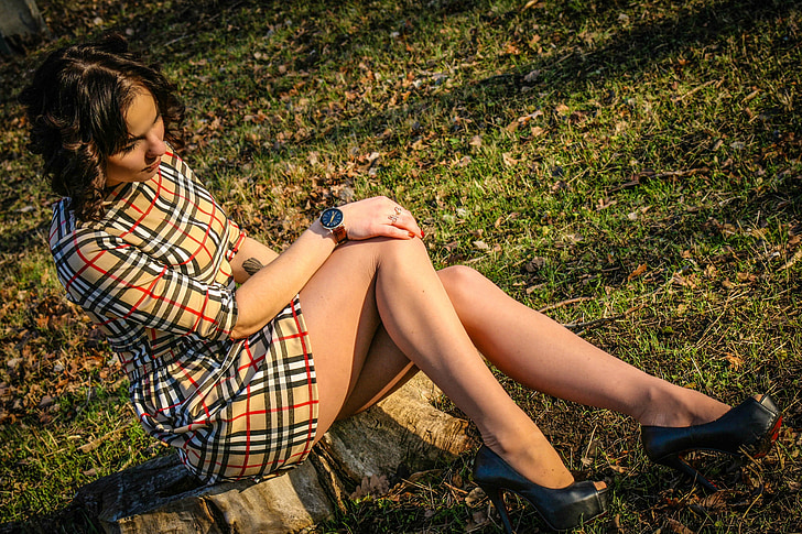 girl, beauty, youth, legs, shoes, fashion, outdoors