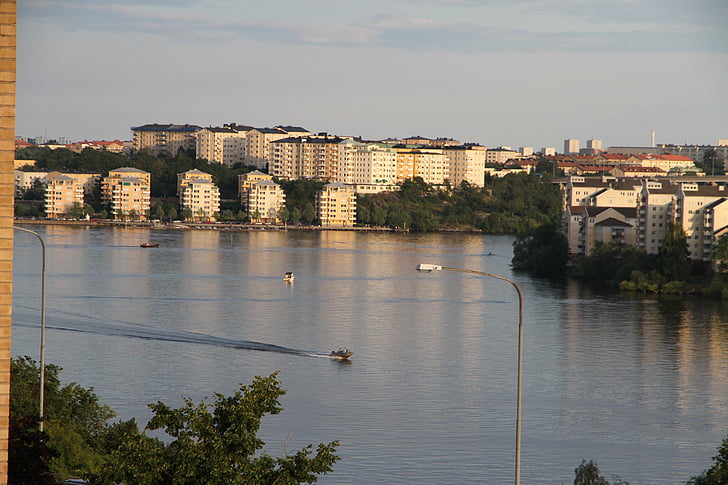 ulvsundasjön, Στοκχόλμη, βάρκα, Πλωτά καταλύματα