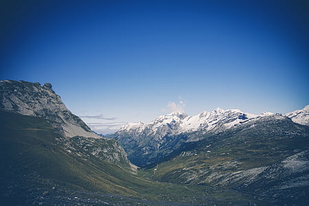 montagne, montagnes, alpin, en plein air, randonnée pédestre, Glacier, col de montagne