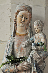Jungfrau, Statue, Religion, Kirche, Frankreich, Sainte, Jesus Christus