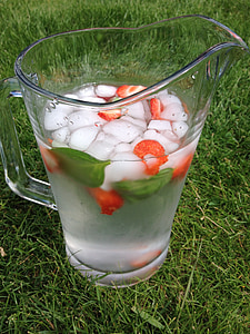 fruit water, healthy, water