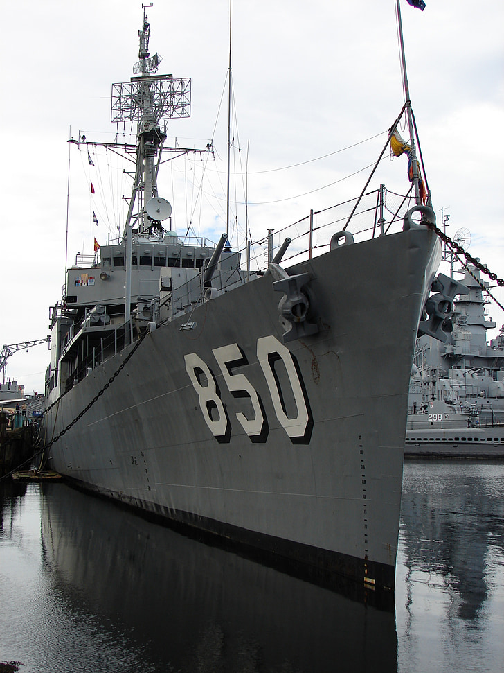 navio de guerra, Enseada, Fall river, Massachusetts, USS, guerra, desmanteladas