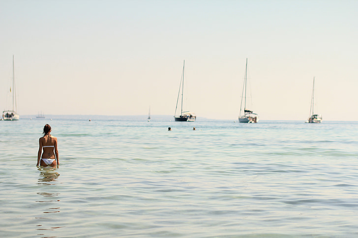 Eivissa, platja, Espanya, Balears, Mediterrània, l'estiu, vacances