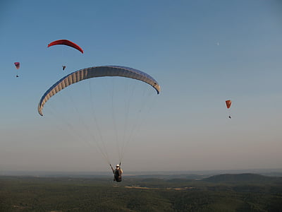 paragliding school, vliegtuigen, vlucht