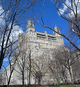 beresford, Central park, budynek, Architektura, Nowy Jork, NYC, NY
