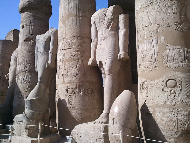 Luxor, Luxor Mısır, Tapınak, Firavunlara, Antik, Firavun, anıt