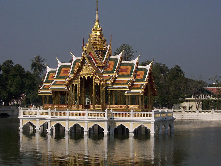 rejse, sommerresidens for king, Thailand