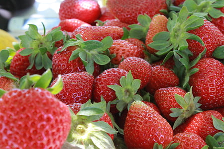 strawberry, food, strawberries, fruit, red, sweet, fresh strawberries