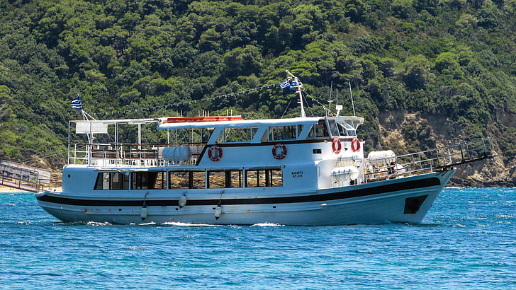 barca di crociera, mare, Vacanze, estate, Turismo, per il tempo libero, Grecia
