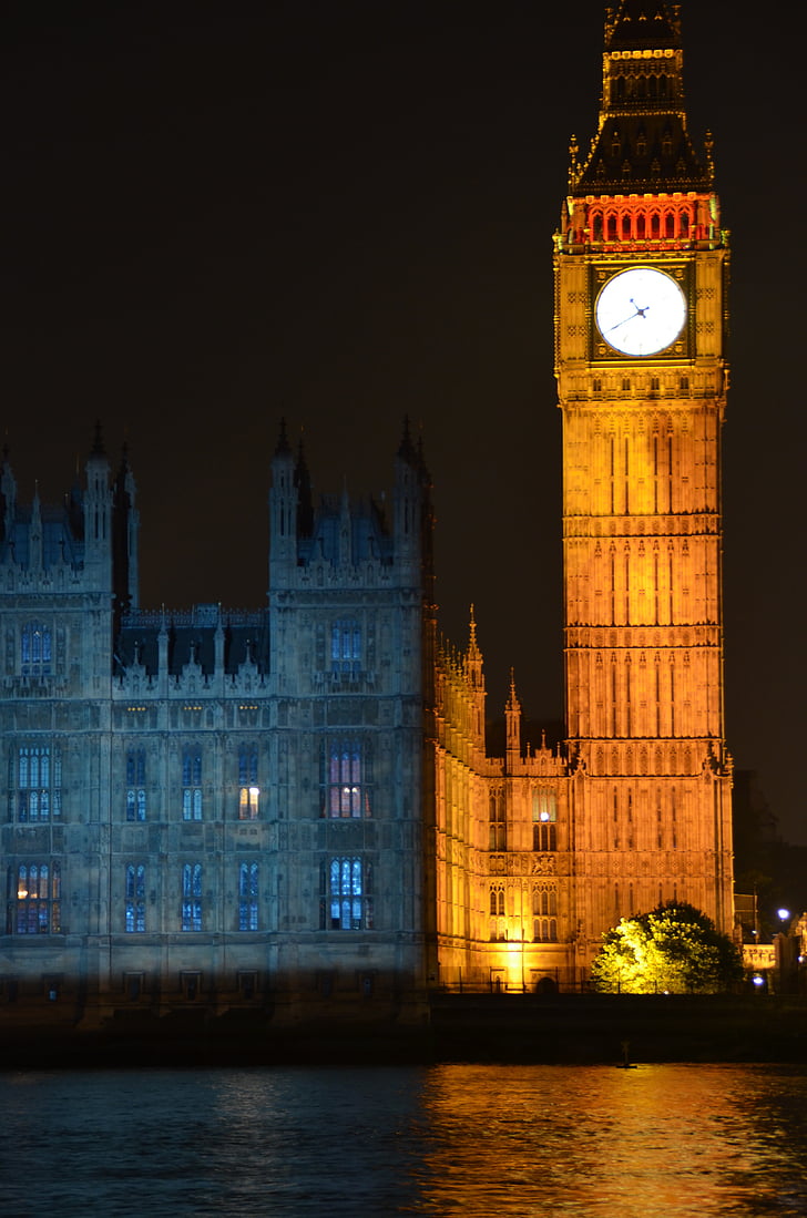 Big ben, London, ur, Clock tower, arkitektur, vartegn, berømte