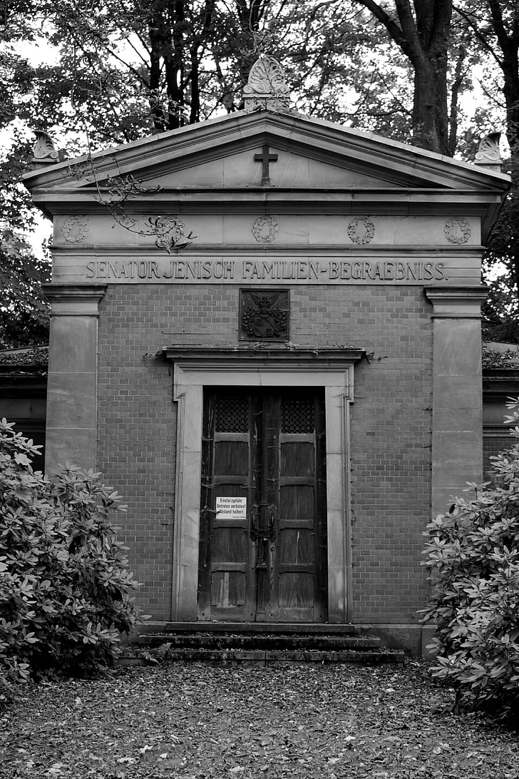 budova, Architektúra, cintorín, Tomb, Hamburg, skončilo