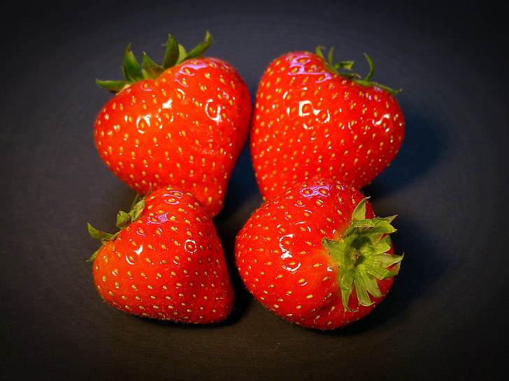 Erdbeeren, Obst, Früchte, rot, Süß, sehr lecker, profitieren Sie von