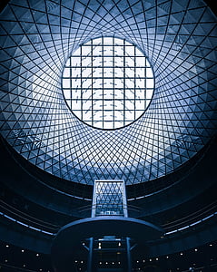 dome, skylight, architecture, glass, light, roof, ceiling