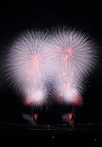 tűzijáték, új év, felrobban, jelenet, boom, ünnepelni, negyedik július