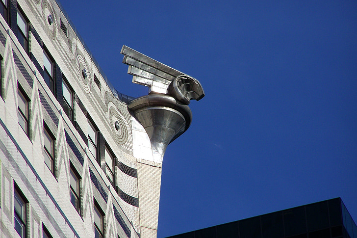 Chrysler building, NYC, het platform, gebouw, Verenigde Staten, Manhattan, stad