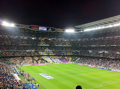 γήπεδο ποδοσφαίρου, στάδιο, Ποδόσφαιρο, Ρεάλ Μαδρίτης, Γκαλερί για το κοινό, φόρουμ για το κοινό, Σαντιάγκο Μπερναμπέου