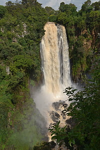 Kenia, cascada, naturaleza, África, viajes, Río, agua