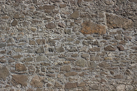 seina, taust, kiviseina, lossi müüri