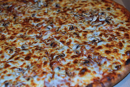 sajt, közeli kép:, kéreg, élelmiszer, pizza, finom, étkezés