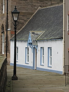 gebouw, ouderwetse, uBerwick upon tweed, Berwick, stad, het platform, Straat