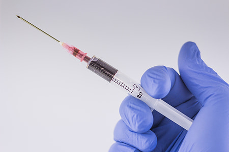 needle, the syringe, blood, hospital, the test, download, research