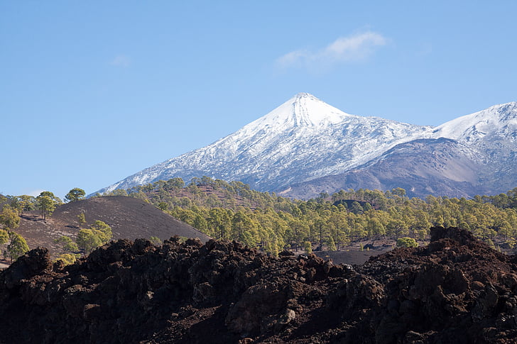 Teide, vulkan, Mountain, toppmötet, Pico del teide, teyde, nationalparken