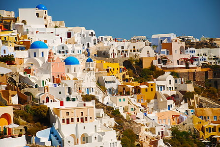 Santorini, Grčija, otok, potovanja, grščina, Evropi, Egejsko