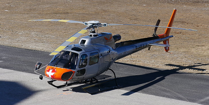 helicóptero, volar, Courchevel, vehículo aéreo, avión, transporte