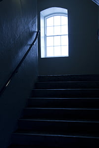 окно, лестницы, Дублин, Коллинз казармы, Музей, Ирландия