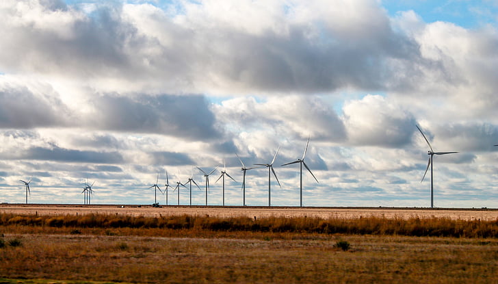 Texas, windmolens, Wind, molen, windmolen, boerderij, macht