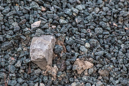 sten, Pebble, konsistens, marken, bakgrund, mönster, Sand