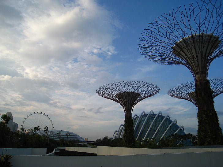 Singapur, vanjski, turizam, atrakcija, vrt, arhitektura