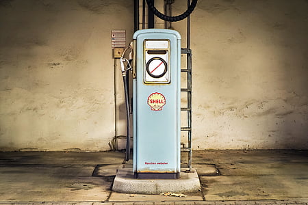 gas pump, petrol stations, petrol, gas, refuel, fuel, historically