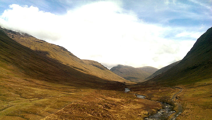 Szkocja, Hills, Wielka Brytania, szkocki, krajobraz, podróży, Natura
