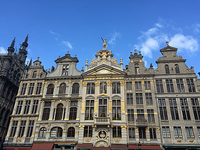 u Bruxellesu, zgrada, arhitektura, toranj, klima, zgrada