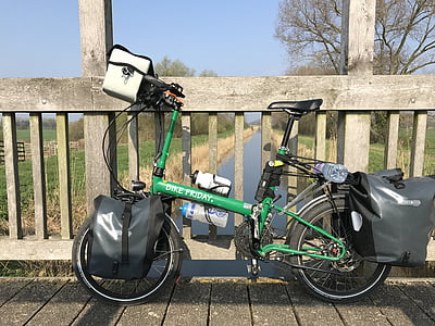 skládací kolo, Východní Anglie, jízda na kole, cestovní kola