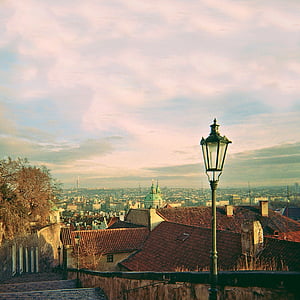 Praga, Evropi, scena, češčina, mesto, arhitektura, stari