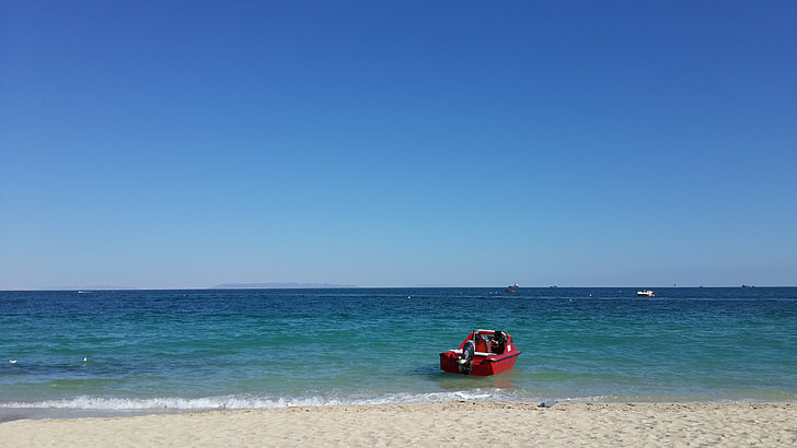 havet, stranden, Kish, Iran