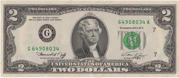 moeda, em dinheiro, notas de banco, das finanças, Bill, verde, Branco