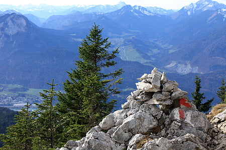 naunspitze, Tirolsko, Alpine, Mountain, Rakúsko, horskou turistikou, Panorama