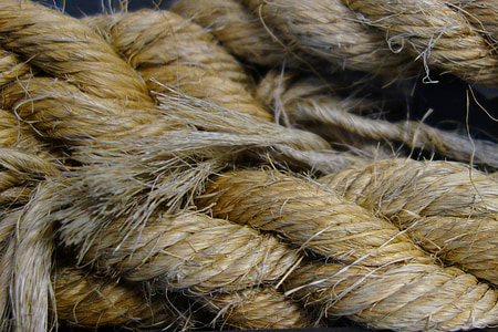 rope, hemp rope, fixing, knot, dew, ship accessories, close up