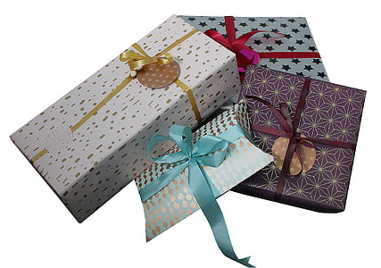 dárek, dárky, balíčky, Vánoční, páska, krabice, svátek
