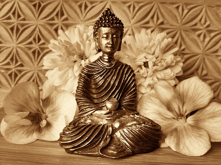 Đức Phật, phần còn lại, im lặng, thiền định, Phật giáo, Châu á, con số