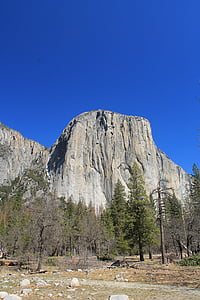 el capitan, Yosemite, Amerikai Egyesült Államok, California, nemzeti, természet, táj