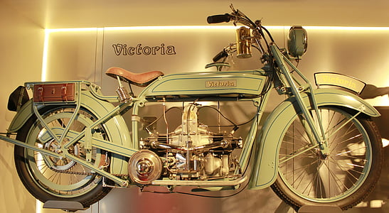 Viktorija, dviračiuose transporto priemonės, Oldtimer, motociklas, transporto priemonės, senas, istoriškai