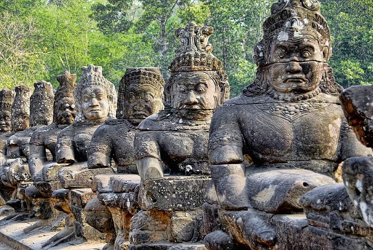 Cambodja, Siĕmréab, Turisme, viatges, antiga, Siem, collir