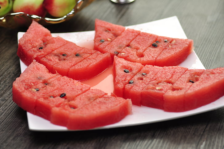 watermelon, fruit, dim sum