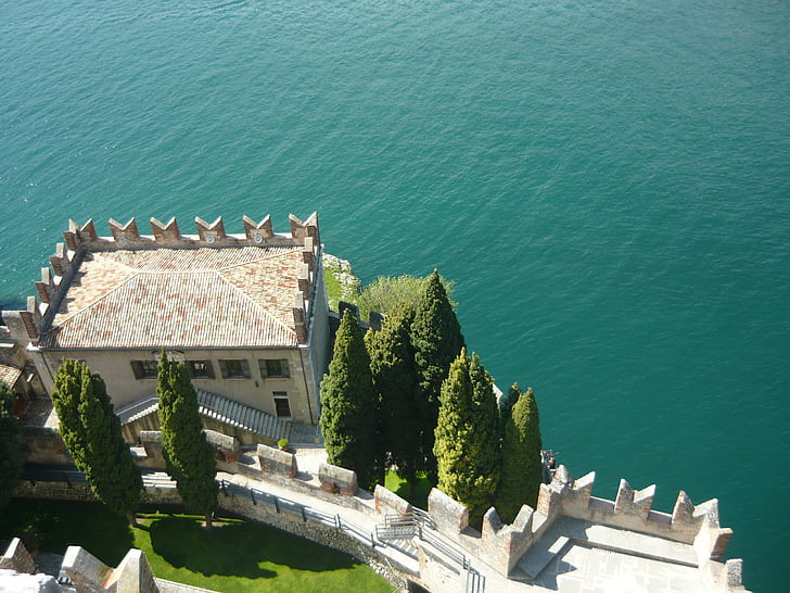 Danau garda, Danau, pemandangan, Italia