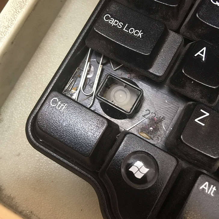 klavye, anahtarları, kir, SYF, kirli, bir karışıklık