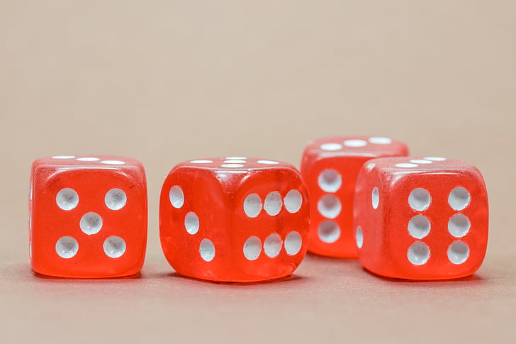close-up, cube, dice, dots, small, spots